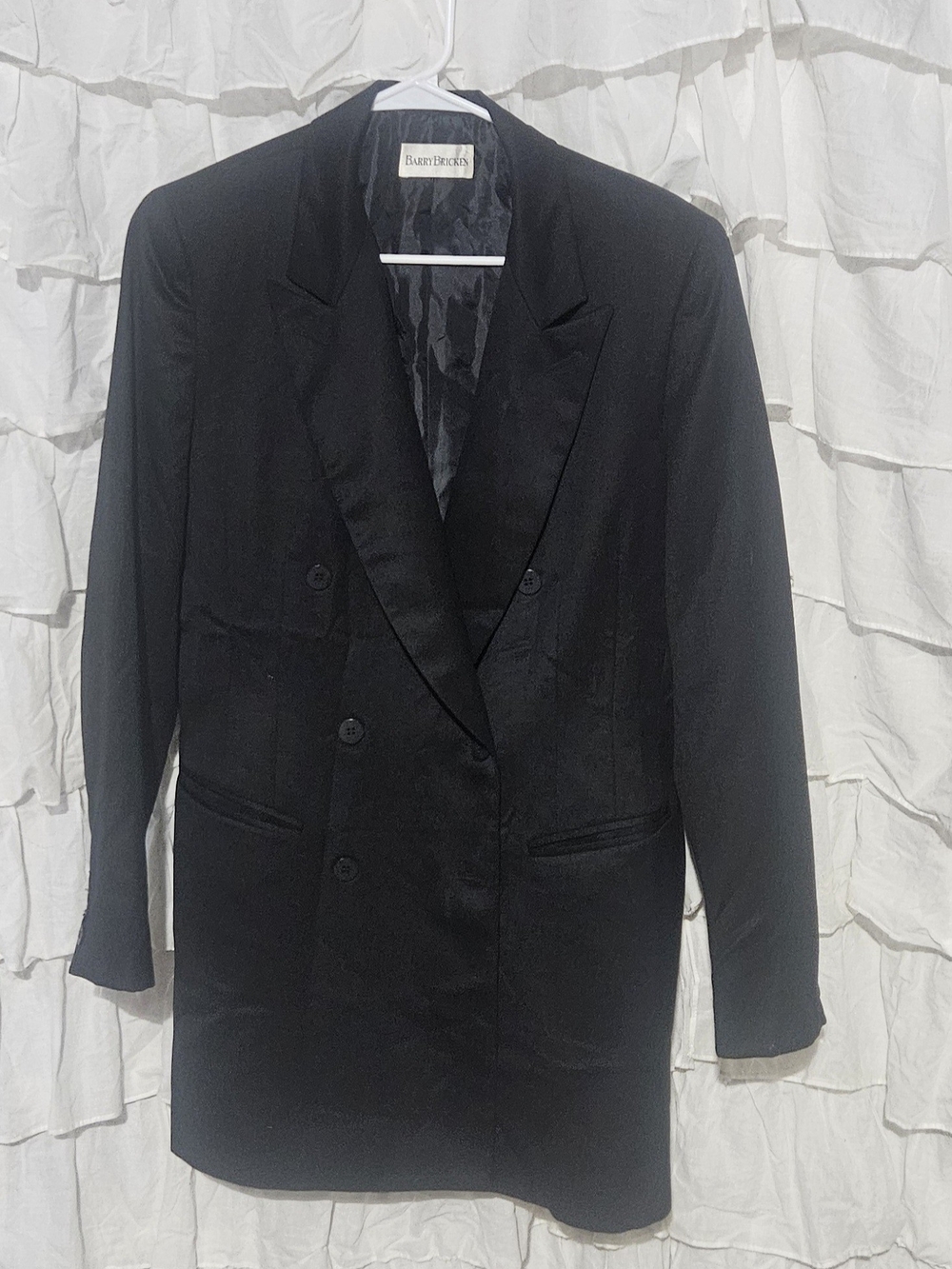 Black Double-Breasted Women's Blazer by